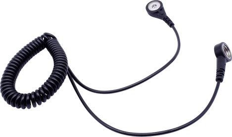 Quadrios ESD földelő kábel 1.80 m Nyomógomb, 10 mm, Nyomógomb, 4 mm 4. kép