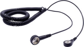 Quadrios ESD földelő kábel 3.60 m Nyomógomb, 10 mm, Nyomógomb, 4 mm