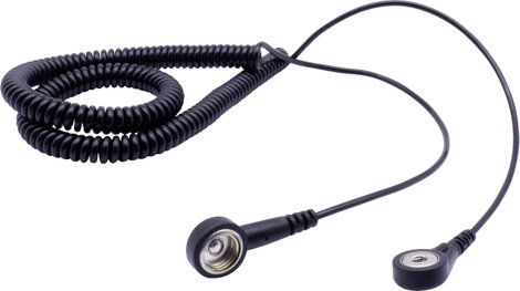 Quadrios ESD földelő kábel 3.60 m Nyomógomb, 10 mm, Nyomógomb, 4 mm