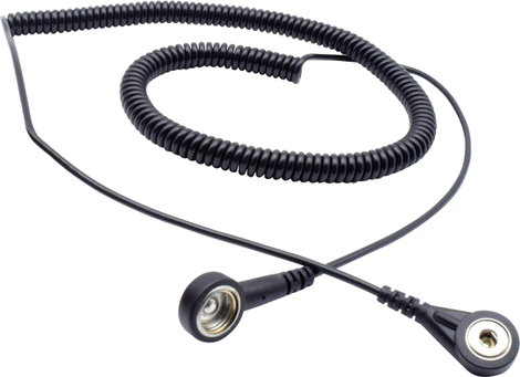 Quadrios ESD földelő kábel 3.60 m Nyomógomb, 10 mm, Nyomógomb, 4 mm 4. kép