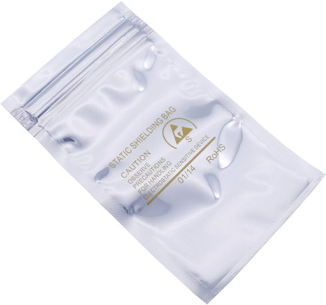 Quadrios ESD tasak (H x Sz) 75 mm x 125 mm Árnyékoló ESD jelölés S 10 db