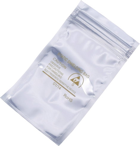 Quadrios ESD tasak (H x Sz) 75 mm x 125 mm Árnyékoló ESD jelölés S 10 db 2. kép