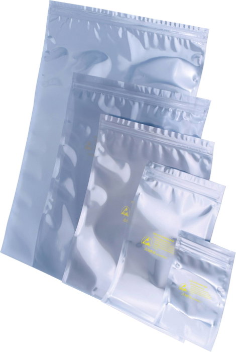 Quadrios ESD tasak (H x Sz) 75 mm x 125 mm Árnyékoló ESD jelölés S 10 db 6. kép
