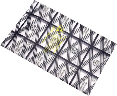Quadrios ESD tasak (H x Sz) 75 mm x 125 mm Vezetőképes ESD jelölés C 10 db 3. kép