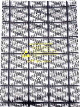 Quadrios ESD tasak (H x Sz) 127 mm x 203 mm Vezetőképes ESD jelölés C 10 db
