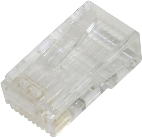 Digitus AK-219602 CAT 6 RJ45 moduláris csatlakozó, árnyékolás nélkül AK-219602 Dugó, egyenes Pólussz