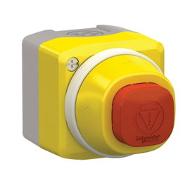 Schneider Electric XALK84W3BE Vészkikapcsoló nyomógomb házban 24 V 6 A 1 záró, 1 nyitó IP66, IP67, I