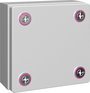 Rittal KX 1514.000 Installációs műszerdobozok, Fali műszerdobozok 150 x 150 x 80 Acéllemez Élénk szü bélyegkép