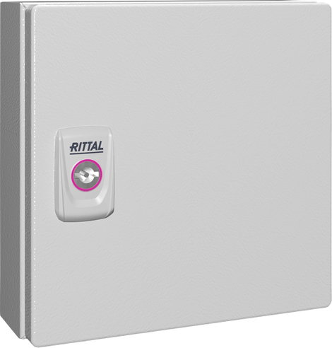 Rittal KX 1546.000 Installációs műszerdobozok, Fali műszerdobozok 200 x 200 x 80 Acéllemez Élénk szü