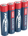 Ansmann Mikroelem LR03 Red-Line Alkáli mangán 1.5 V 4 db bélyegkép