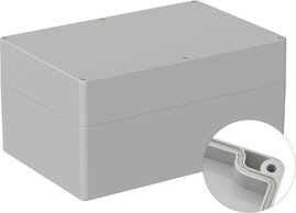 TRU COMPONENTS TC-9065700 Ipari ház ABS Élénk szürke (RAL 7035) 1 db