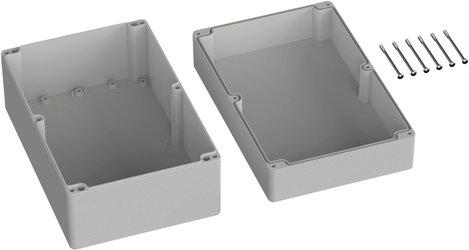 TRU COMPONENTS TC-9065700 Ipari ház ABS Élénk szürke (RAL 7035) 1 db 2. kép