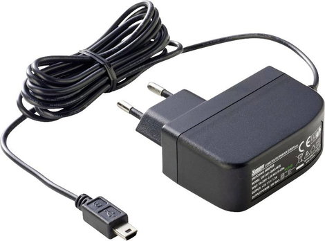 Dehner Elektronik SYS 1638-0605-W2E (mini USB type B-S) Dugasztápegység, fix feszültségű 5 V/DC 1.2