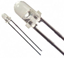 Lite-On Infravörös emitter 940 nm 40 ° 5 mm Kerek Radiális kivezetéssel