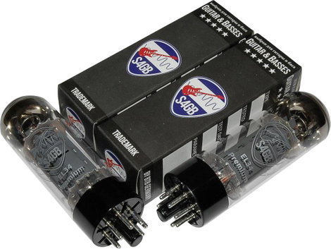 EL34 S4GB Premium Elektroncső, párosított Szelektálva a következőkhöz Gitár és basszus Végpentóda Pó