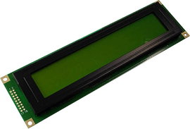 Display Elektronik LC kijelző Sárga-zöld (Sz x Ma x Mé) 190 x 54 x 11.2 mm