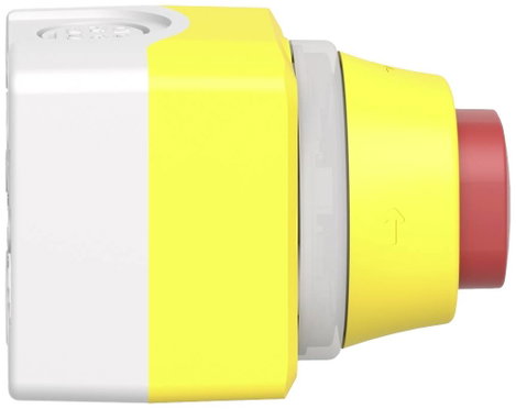Schneider Electric XALK84W3BG Vészkikapcsoló/vészleállító gomb házban, megvilágítható 24 V 6 A 1 zár 3. kép