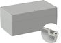 TRU COMPONENTS TC-9065584 Kültéri ház Polikarbonát Élénk szürke (RAL 7035) 1 db bélyegkép