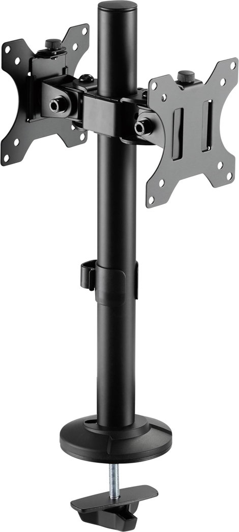 Asztallapra szerelhető dual monitortartó, SpeaKa Professional SP-DMM-200