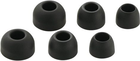 Basetech YTI-189 In Ear Fejhallgató fülpárna 3 pár Fekete