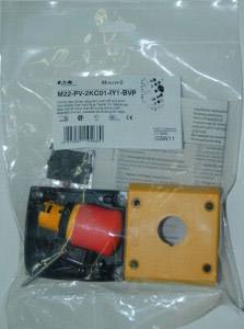 Eaton M22-PV-2KC01-IY1-BVP Vészkikapcsoló 2 nitó IP66 1 db