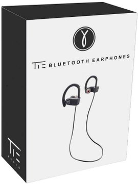 Tie Studio Bluetooth 4.1 Sport Sport In Ear fejhallgató Bluetooth® Fekete Headset, Hangerő szabályoz