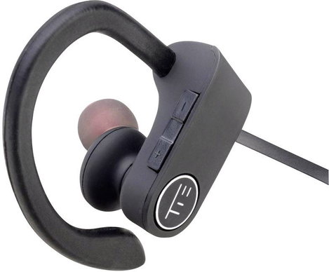 Tie Studio Bluetooth 4.1 Sport Sport In Ear fejhallgató Bluetooth® Fekete Headset, Hangerő szabályoz 3. kép