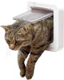 Inteligens háziállat ajtó macskák és kistestű kutyákhoz, fehér, SureFlap Mikrochip Cat door 7. bélyegkép