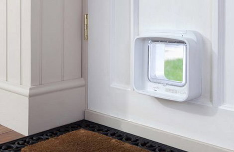 SureFlap Mikrochip DualScan Háziállat ajtó Fehér 1 db 3. kép