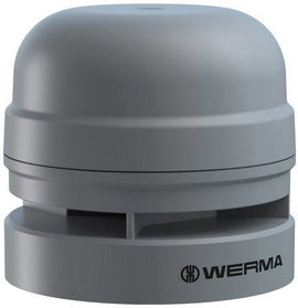 Több árnyalatú jelzősziréna 12/24 VAC/DC 110 dB, Werma Signaltechnik 161.700.70 Midi Sounder