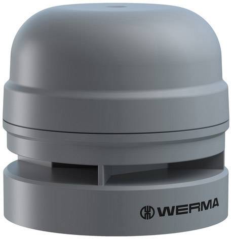 Több árnyalatú jelzősziréna 12/24 VAC/DC 110 dB, Werma Signaltechnik 161.700.70 Midi Sounder