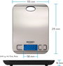 Digitális levélmérleg max. 5 kg, 1 g felbontás, elemes, nemesacél, Voltcraft TS-5000/1-Alu 10. bélyegkép