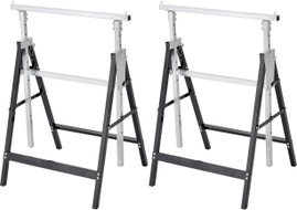 TOOLCRAFT 200 kg Állvány Kihajtható, Állítható magasság (Sz x Mé) 680 mm x 580 mm 12.7 kg 2 db