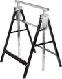 TOOLCRAFT 200 kg Állvány Kihajtható, Állítható magasság (Sz x Mé) 680 mm x 580 mm 12.7 kg 2 db 3. bélyegkép