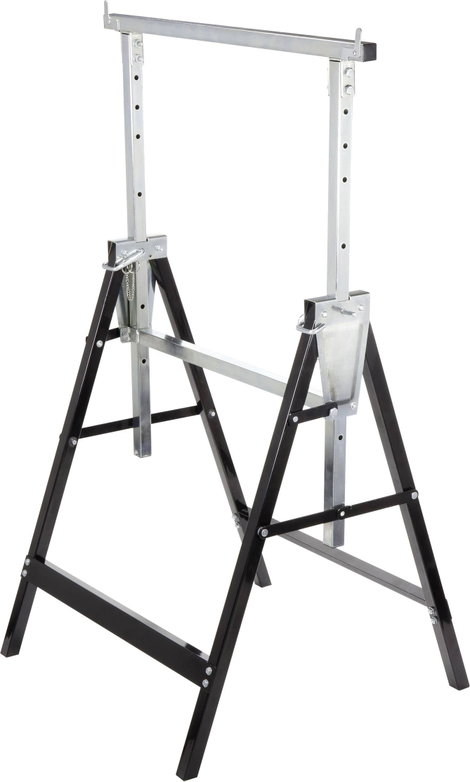 TOOLCRAFT 200 kg Állvány Kihajtható, Állítható magasság (Sz x Mé) 680 mm x 580 mm 12.7 kg 2 db 4. kép