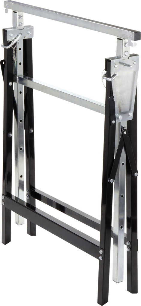TOOLCRAFT 200 kg Állvány Kihajtható, Állítható magasság (Sz x Mé) 680 mm x 580 mm 12.7 kg 2 db 5. kép