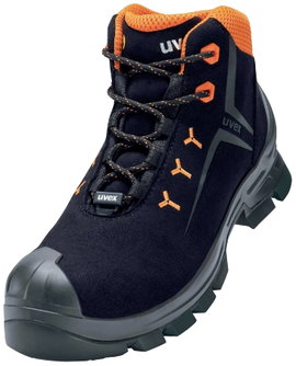 uvex 2 MACSOLE® 6529244 ESD Biztonsági csizma S3 Cipőméret (EU): 44 Fekete, Piros 1 pár