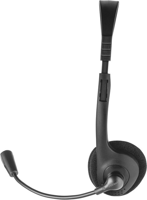 Trust Primo Chat Számítógép On Ear headset Vezetékes Stereo Fekete Hangerő szabályozás 6. kép