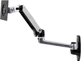 Ergotron LX Arm Wall Mount Monitor fali tartó 1 részes 38,1 cm (15) - 86,4 cm (34) Állítható magassá