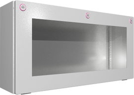 Installációs kapcsolószekrény 600 x 300 x 155 mm, acéllemez, élénk szürke (RAL 7035), Rittal KX 1612