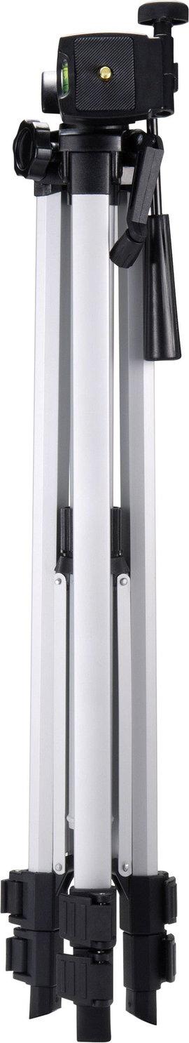 TOOLCRAFT Tripod 1/4 col Munkamagasság=51 - 150 cm Ezüst inox Vízmérték