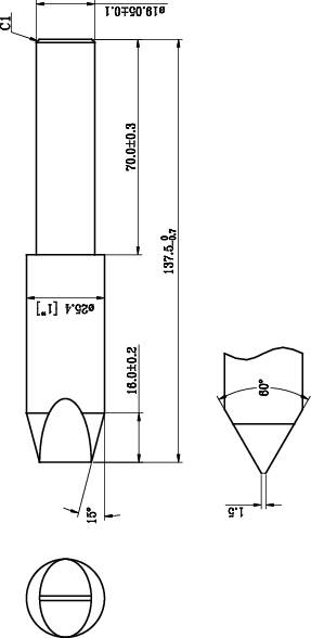 TOOLCRAFT Forrasztóhegy Véső forma Hegy méret 25.5 mm Tartalom, tartalmi egységek rendelésenként 1 d 3. kép