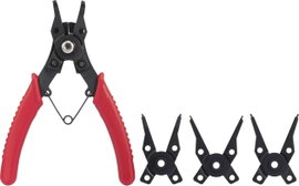 TOOLCRAFT TO-6679764 Seeger gyűrű fogó Alkalmas Külső- és belső csapágygyűrűk 10-50 mm 10-50 mm Hegy