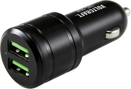 VOLTCRAFT CPS-36W VC-11015375 USB-s töltőkészülék Személygépkocsi Kimeneti áram (max.) 3 A 2 x USB