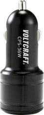 VOLTCRAFT CPS-36W VC-11015375 USB-s töltőkészülék Személygépkocsi Kimeneti áram (max.) 3 A 2 x USB 4. bélyegkép