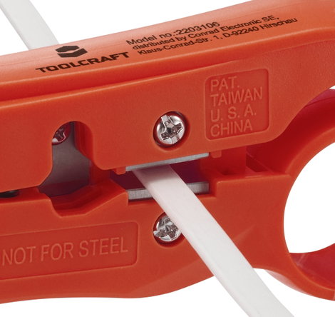 TOOLCRAFT TO-6609318 HSK-4132 Csupaszoló fogó Alkalmas Koax kábel, Kerek vezetékek 5. kép
