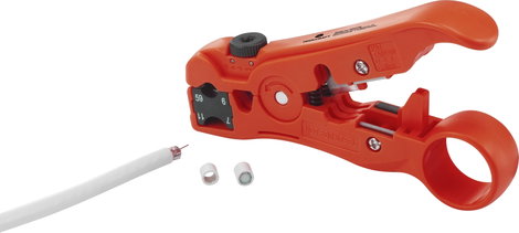TOOLCRAFT TO-6609318 HSK-4132 Csupaszoló fogó Alkalmas Koax kábel, Kerek vezetékek 8. kép