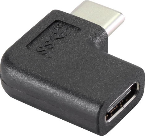 Renkforce USB 3.1 (Gen 2) Átalakító [1x USB-C® dugó - 1x USB-C® alj] 90°-ban jobbra hajlított 3. kép