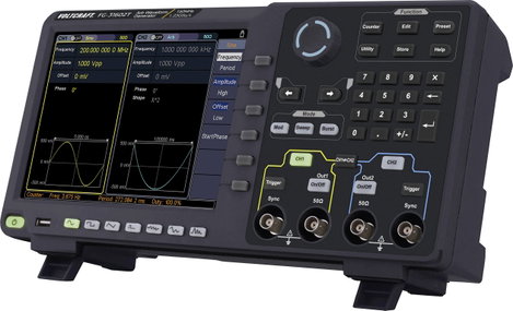 2 csatornás függvénygenerátor 1 µHz - 160 MHz 1,25 GS/s, Voltcraft FG-31602T 4. kép