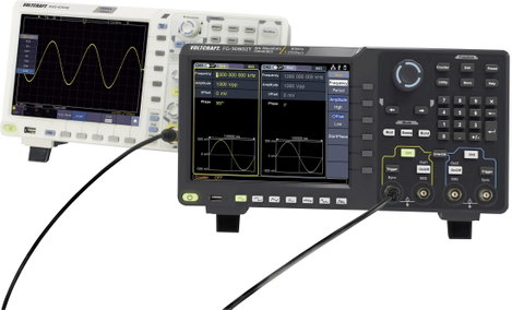 Hálózatról működő függvénygenerátor 1 µHz - 80 MHz 2 csatornás, Voltcraft FG-30802T 11. kép